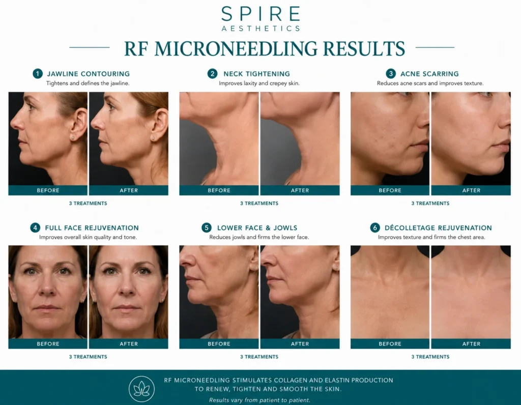 RF Microneedling Skin tightening Uckfield results