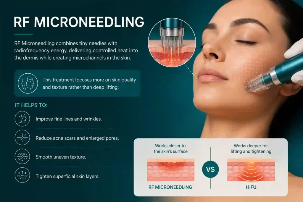 What Does RF Microneedling Do That HIFU Alone Cannot Uckfield