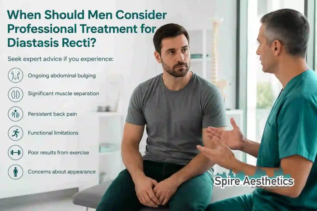 When Should Men Consider Professional Treatment for Diastasis Recti Uckfield?